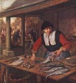 La pescadora pintores de género holandeses Adriaen van Ostade